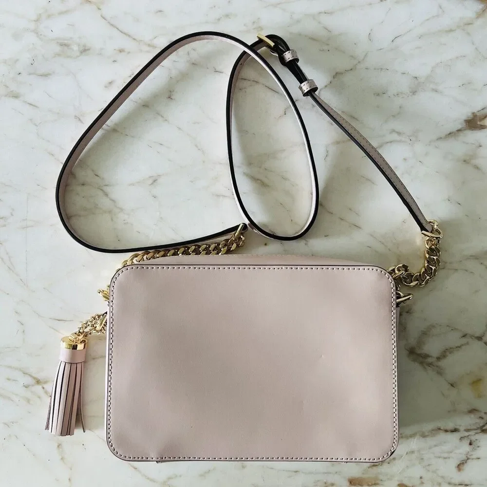 MICHAEL KORS Ginny Soft Pink Leather 